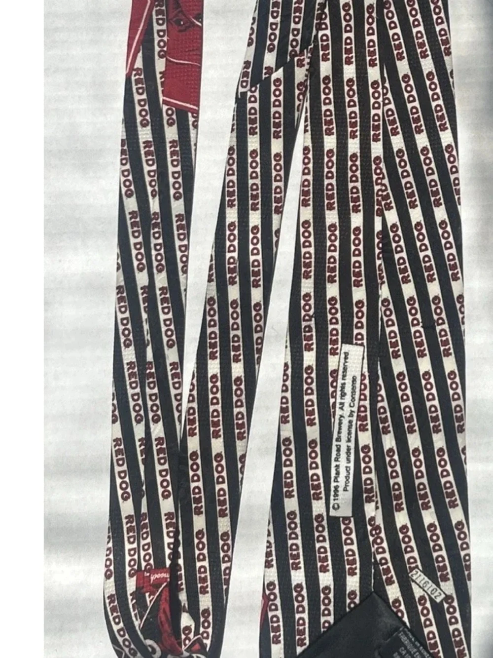 Red Dog neck tie